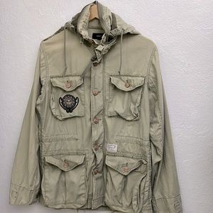 Military style OBEY jacket.